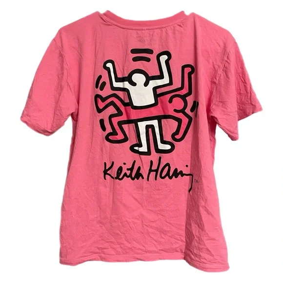 Pink Keith Haring Tee - Picture 2 of 5